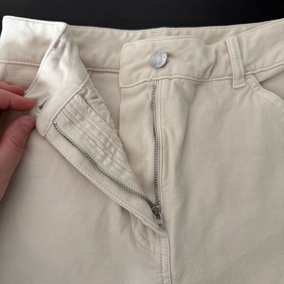 Wilfred Free Brennan Pants Sz 2 High Rise Utility Workwear Double Knee Carpenter - Picture 7 of 13